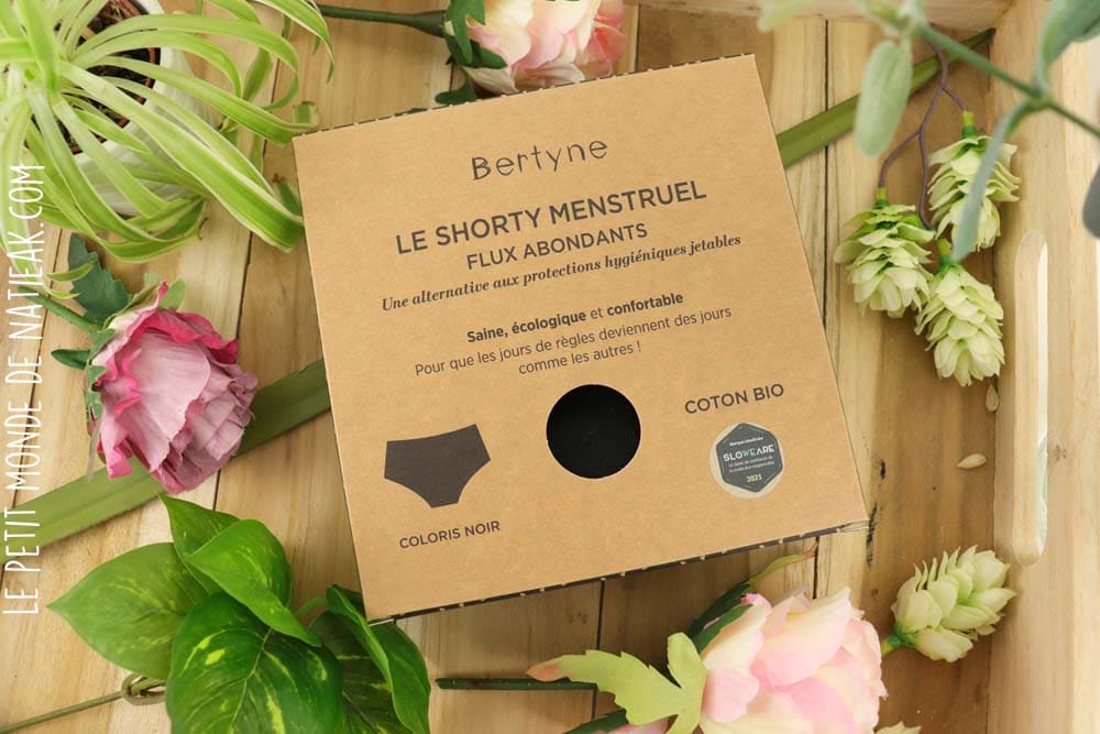  Culotte menstruelle Bio Bertyne