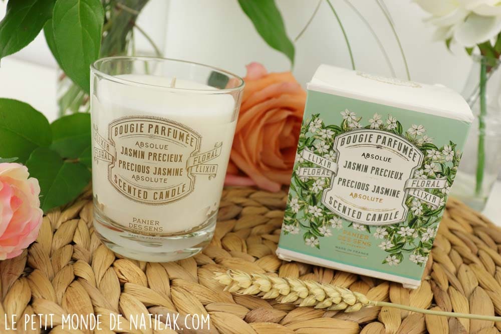 Idées cadeaux Fête des mères Bougie Parfumée - Jasmin Précieux - Panier des Sens