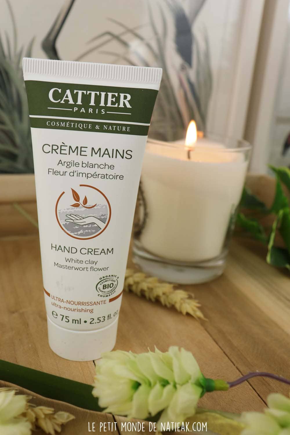 Cattier et Lamazuna crème mains bio cattier