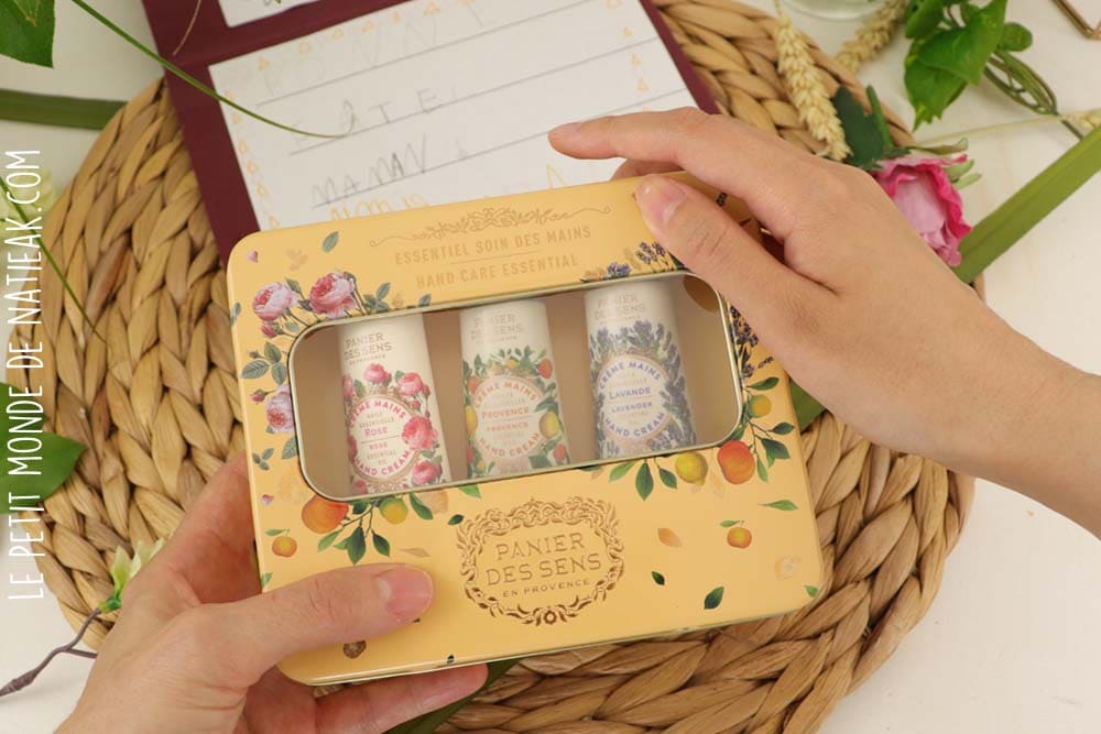 Panier Des Sens LES ESSENTIELS Coffret soin des mains