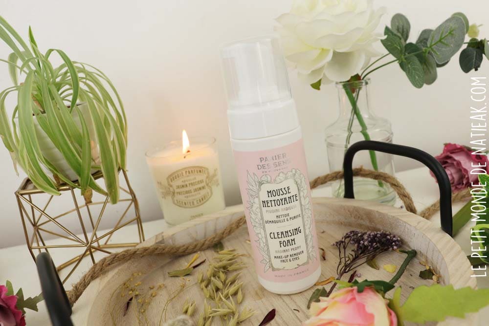Panier des sens Pivoine radieuse Mousse nettoyante pivoine radieuse