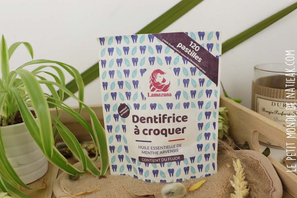 Dentifrice à croquer Menthe Lamazuna