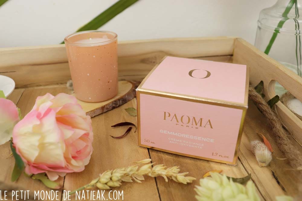 Trophées Cosmébio 2022/2023 crème radiance antioxydante gemmoressence Paoma