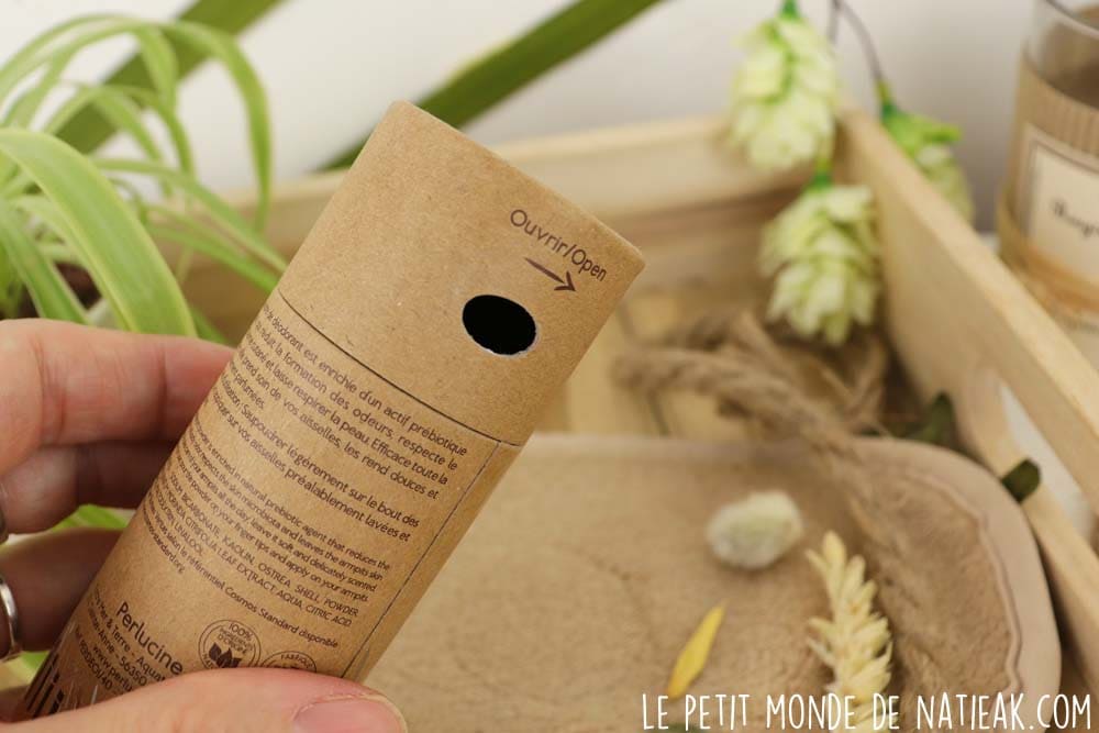 Perlucine avis sur le déo en poudre bio