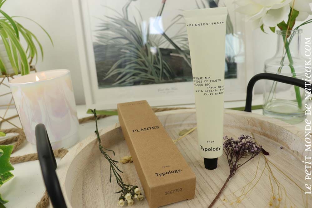 Masque aux acides de fruits rouges bio Typology