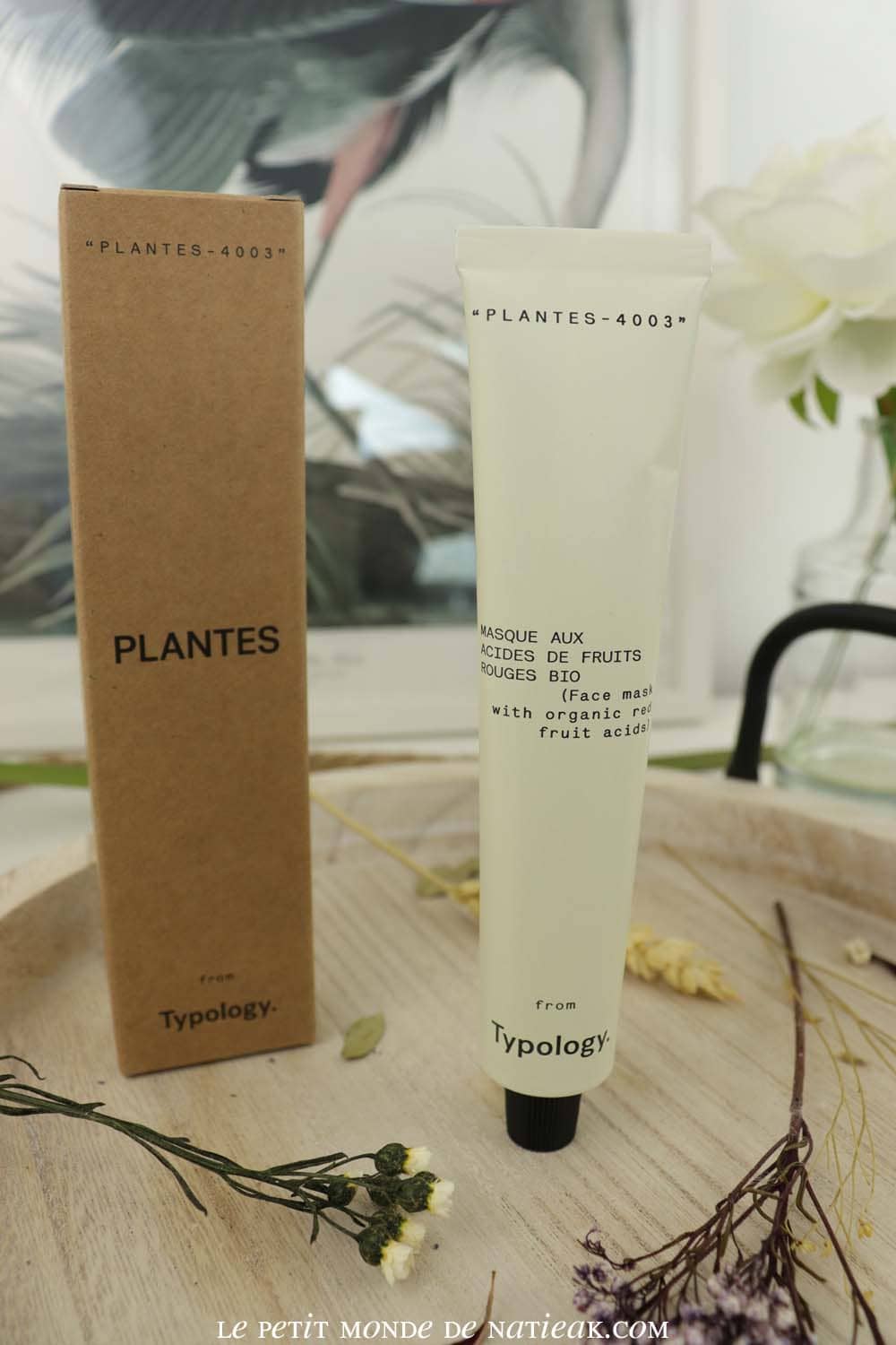 Masque aux acides de fruits rouges bio Typology