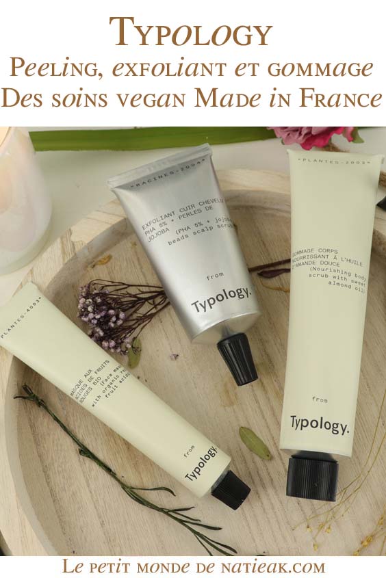 peeling, exfoliant, gommage Typology