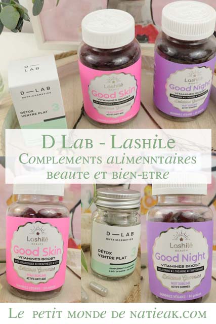 compléments alimentaires D-Lab et Lashilé