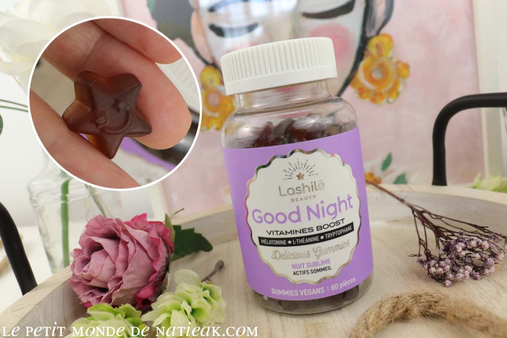 compléments alimentaires D-Lab et Lashilé LASHILE BEAUTY Good Night 60 gummies