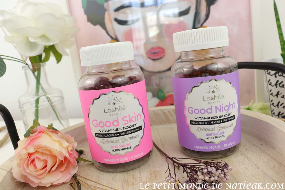 compléments alimentaires D-Lab et Lashilé Good skin Lashilé