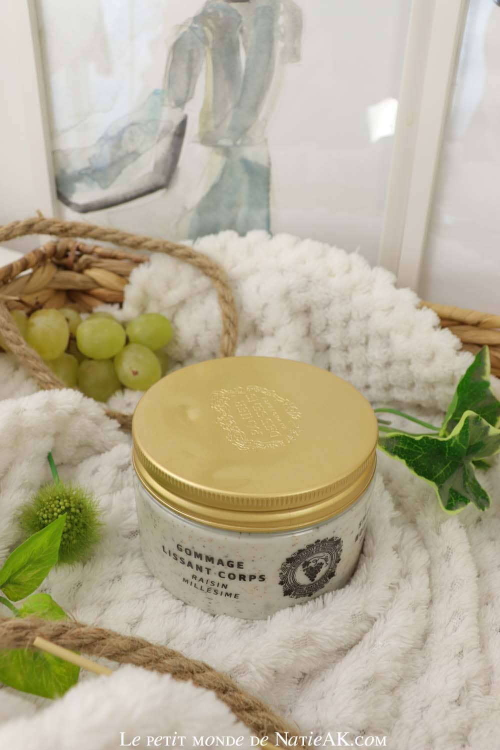GOMMAGE LISSANT CORPS Raisin Millésime Panier des Sens
