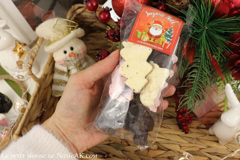 Meringues de Noël en forme de sapins