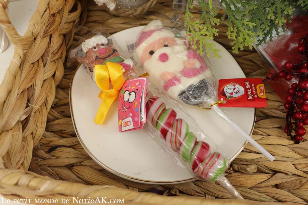 Sucette guimauve Noël