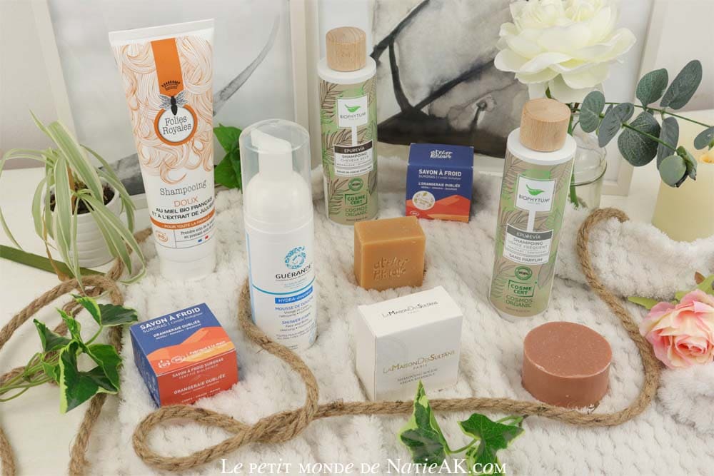 shampoing liquide bio Folie royale et biophytum