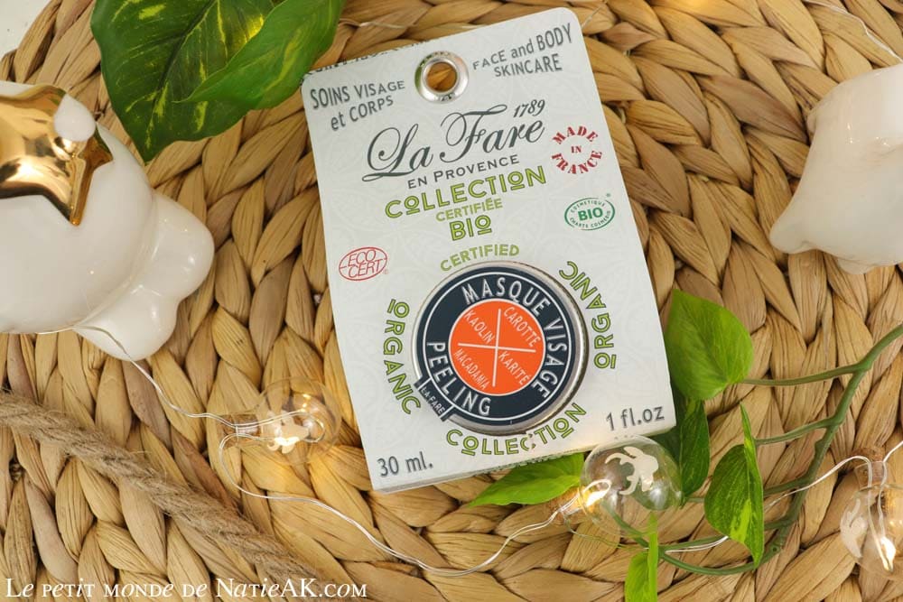 Belle au naturel  masque peeling La Fare 1789