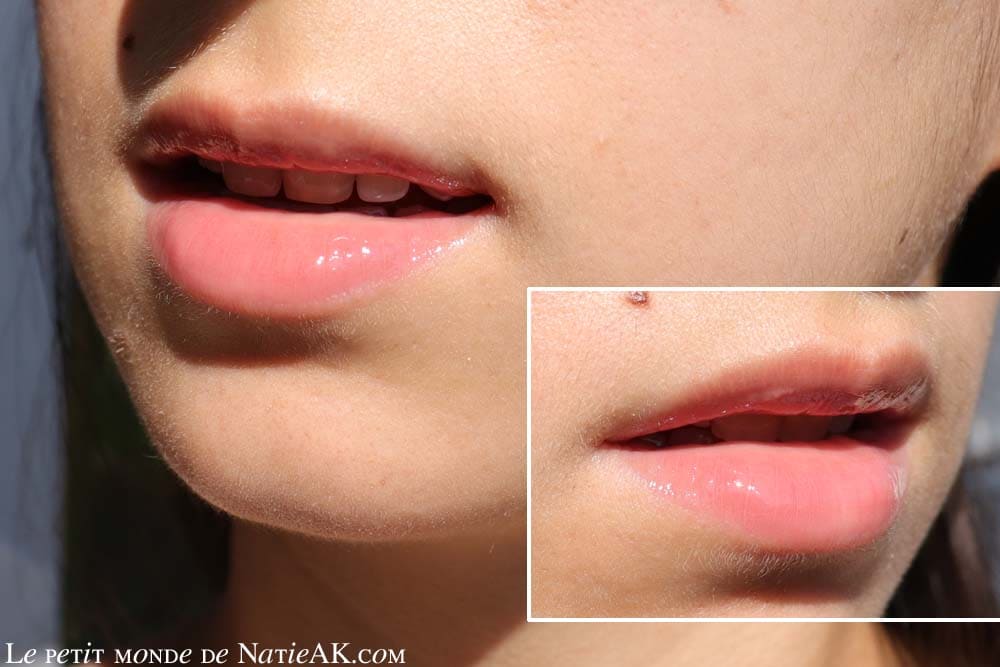 Typology Routine pour sublimer le teint  Huile à lèvres teintée Rose poudré Typology