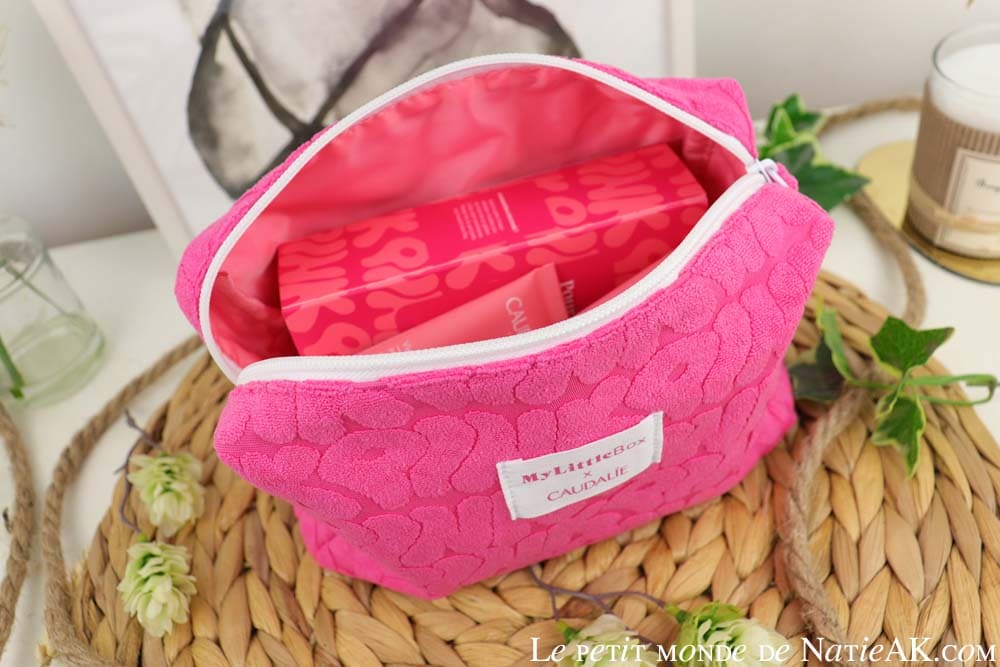 trousse de toilette éco-concue My Little Box & Caudalie