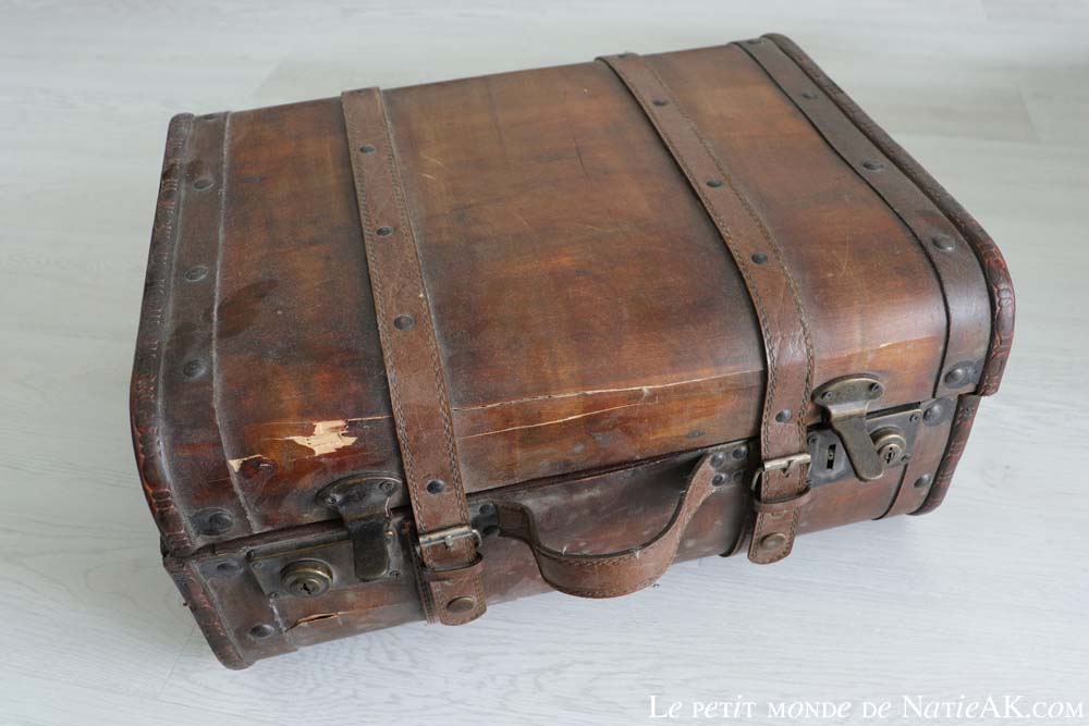 renovation d'une valise ancienne