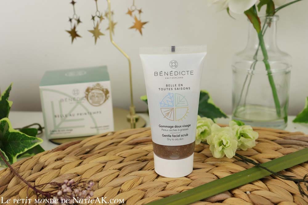Gommage doux visage Belle en toutes saisons Bénédicte cosmetics