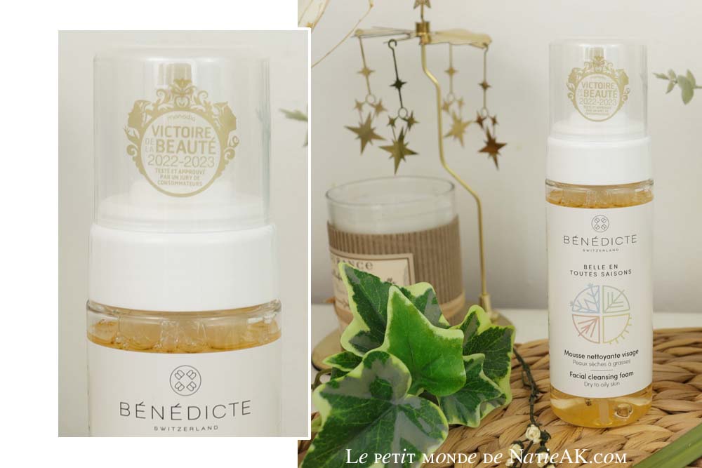 Bénédicte Switzerland Belle au printemps mousse nettoyante visage naturelle peaux sèches à grasses Bénédicte