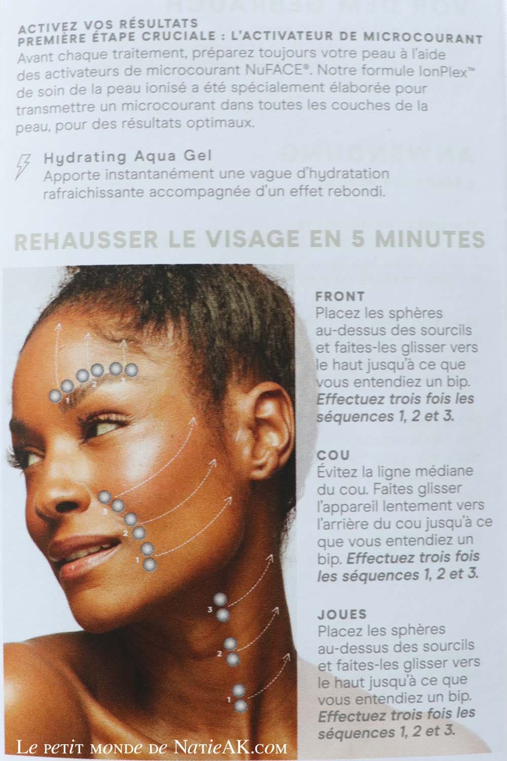 Comment utiliser le Facial Toning Device ?