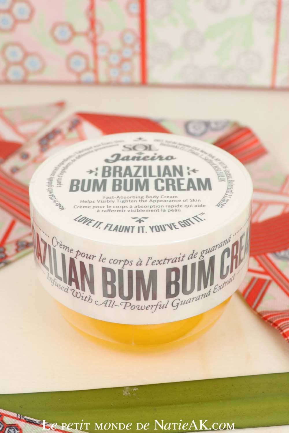 crème corps Brésilienne à l'extrait de Guarana