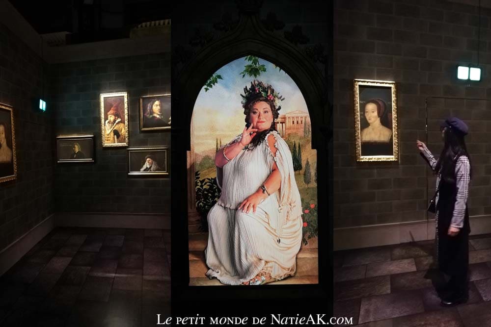 salle des portraits école de Poudlard Hary Potter Expo