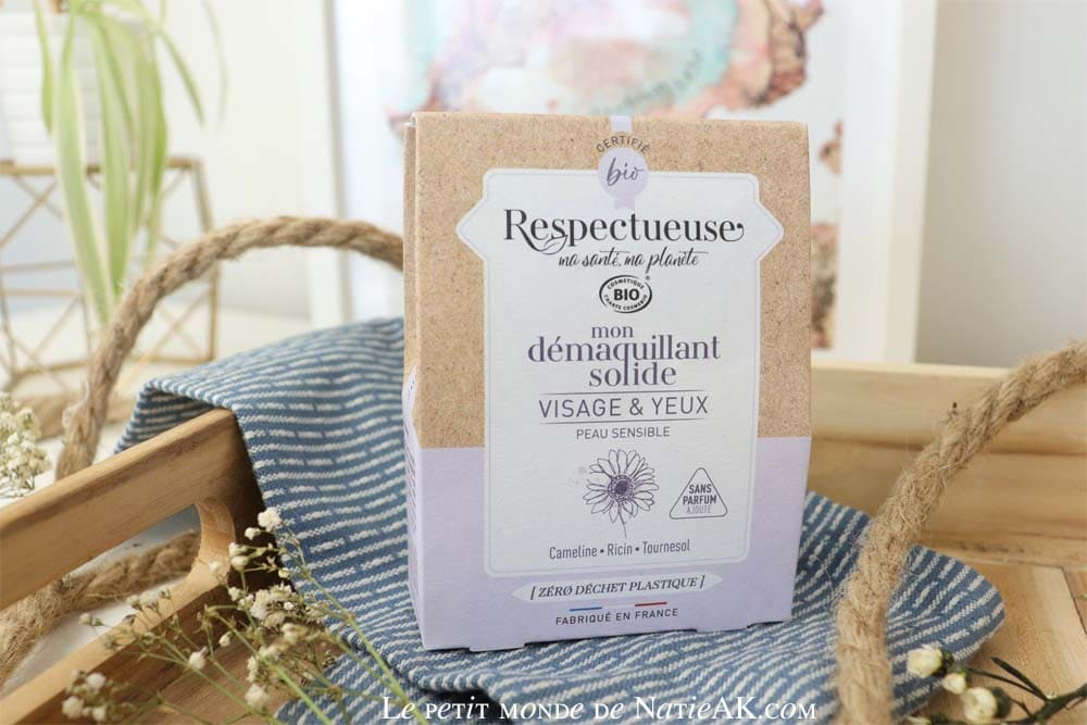 Respectueuse Mon Démaquillant Solide Visage et Yeux