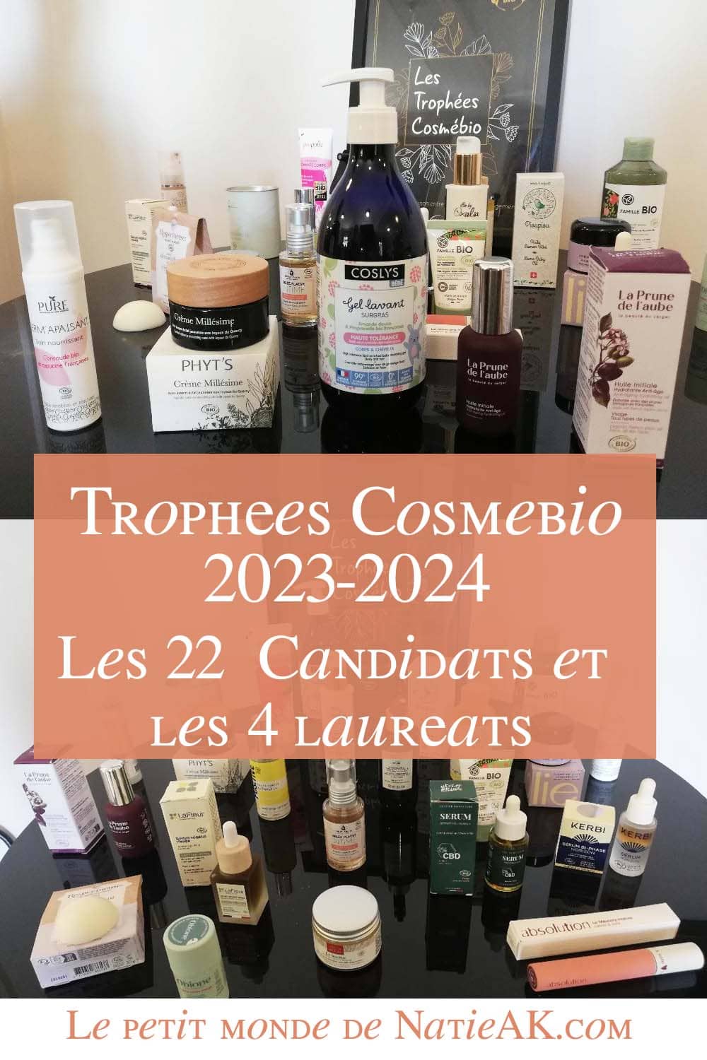 Lauréats des Trophées Cosmebio 2023