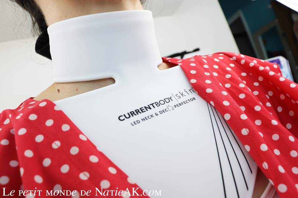 masque anti rides pour le cou et le décolleté