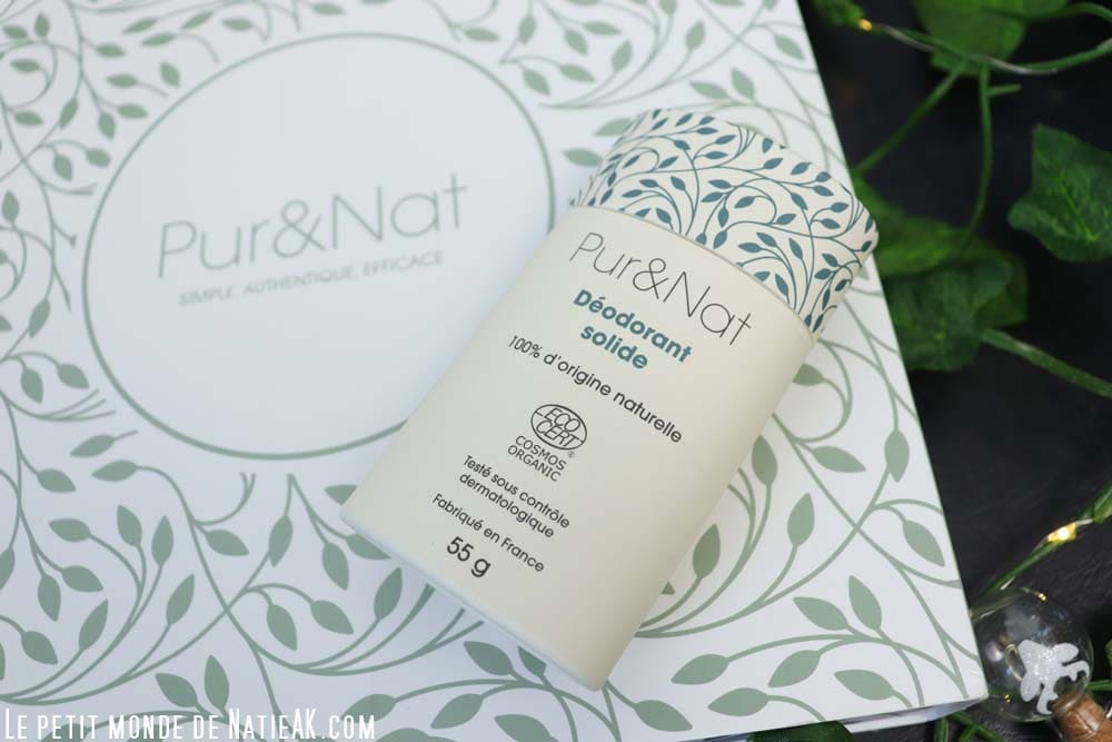déodorant solide Cosmos Organic Pur&Nat