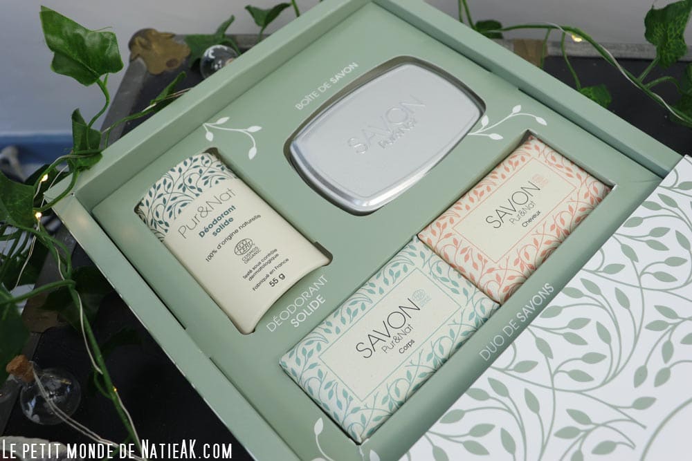 routine d'hygiène de soin solides certifiés bio