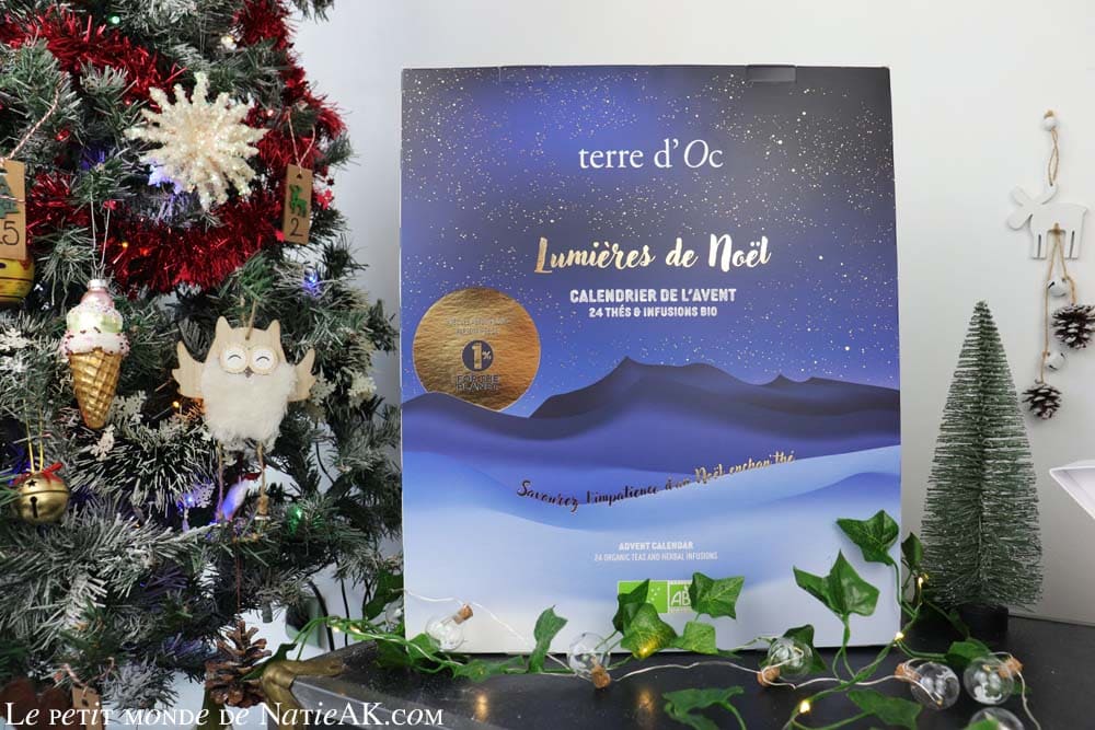 calendrier de l'avent thés bio Terre d'Oc