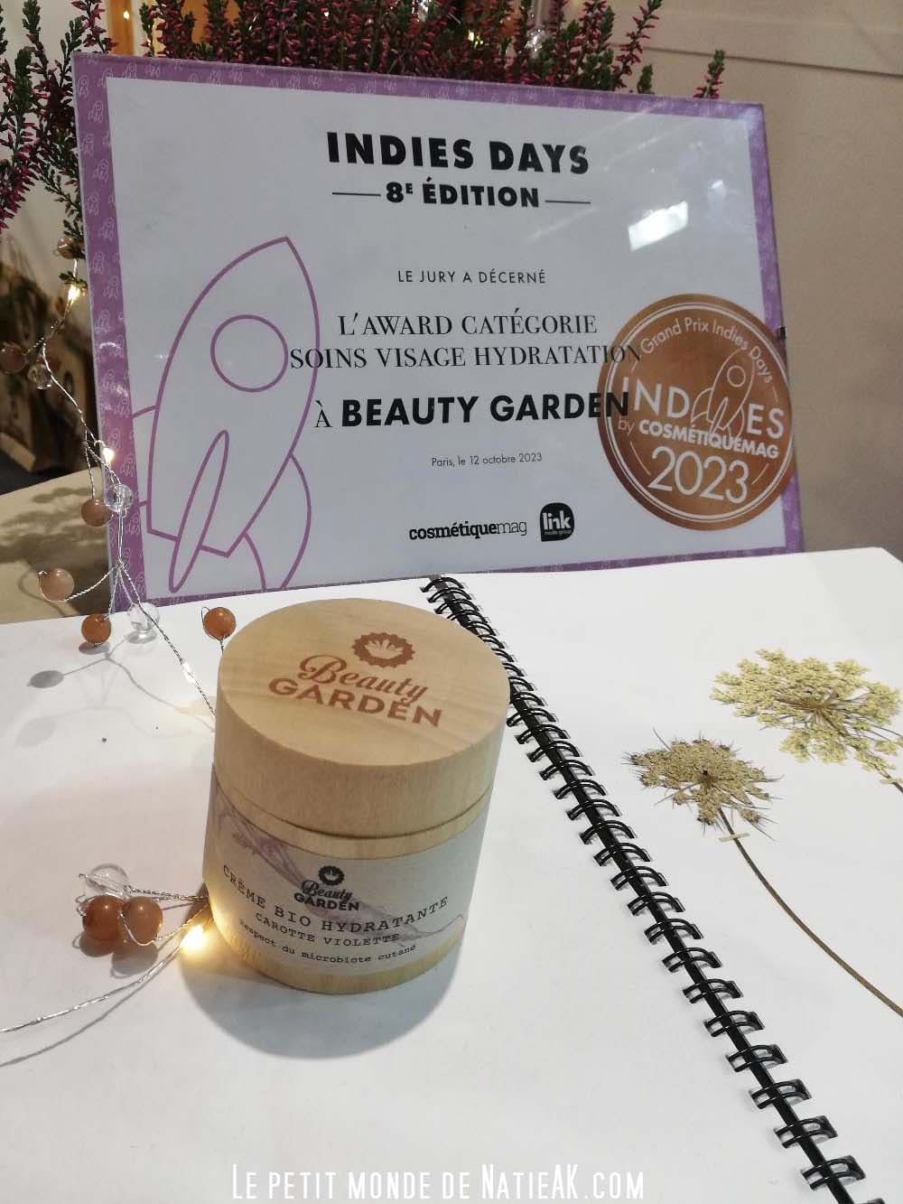 Beauty Garden crème bio hydratante carotte violette