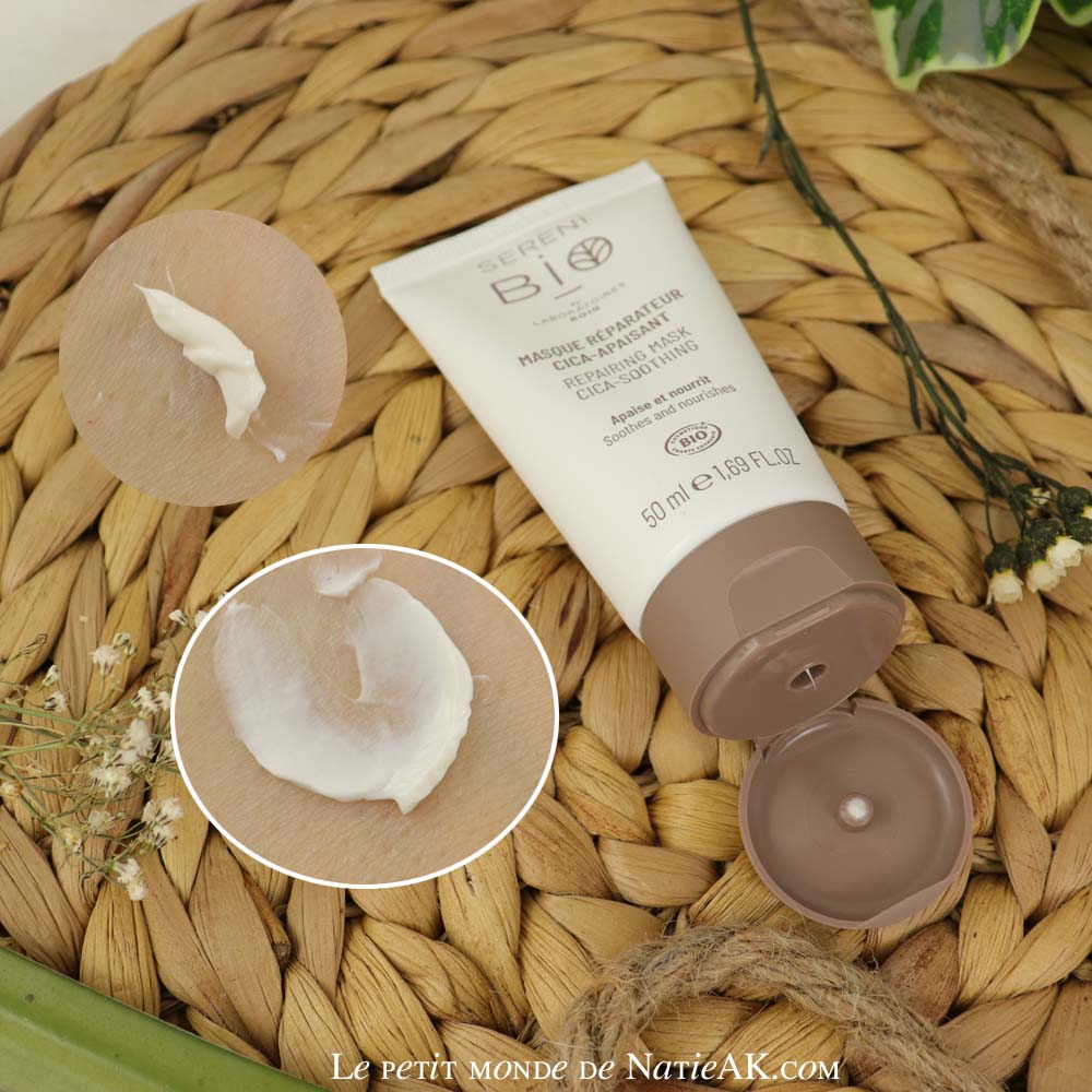 masque visage bio serenibio pour peau cancer