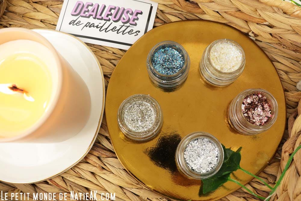 gels pailletés facile à appliquer