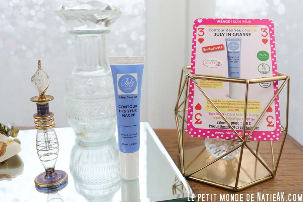 Biotyfull Box Février 2024 comment bien appliquer un contour des yeux ?