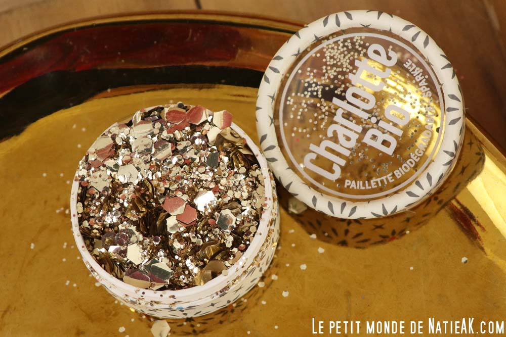 paillette partiellement biodégradable Charlotte BIO Maquillage Green