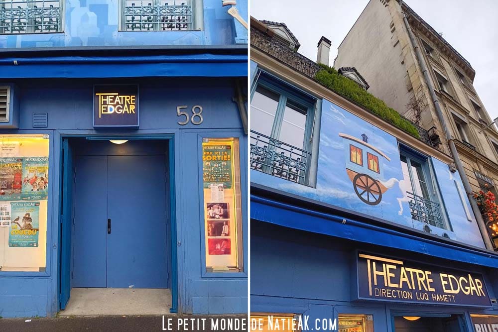 Théâtre Edgar quartier Montparnasse Paris