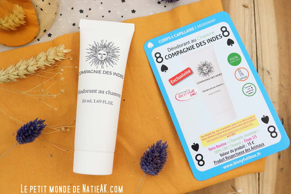 déodorant bio pour retrouver des cheveux souples et faciles à coiffer