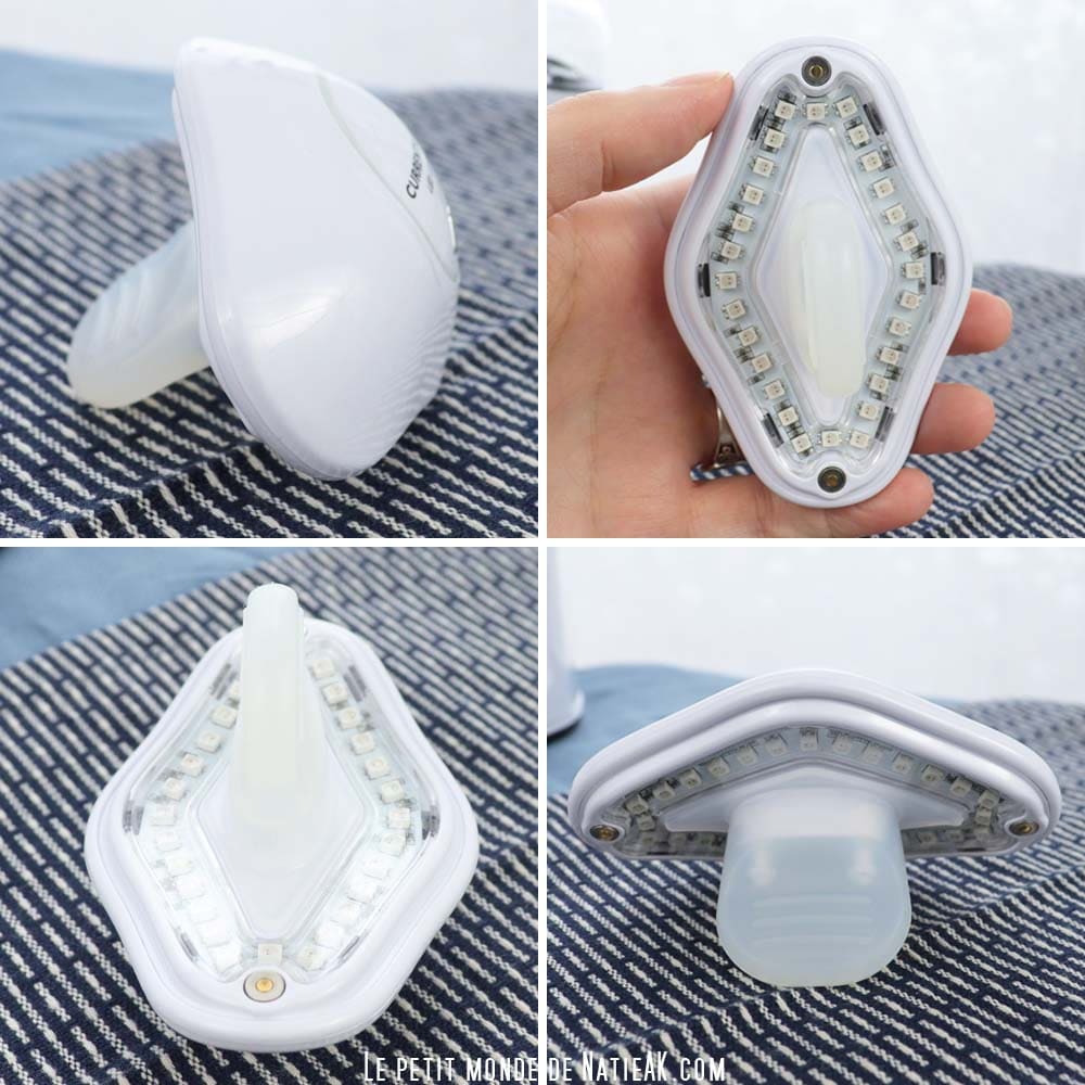 appareil pour les lèvres avec 56 ampoules avec 56 diodes électroluminescentes