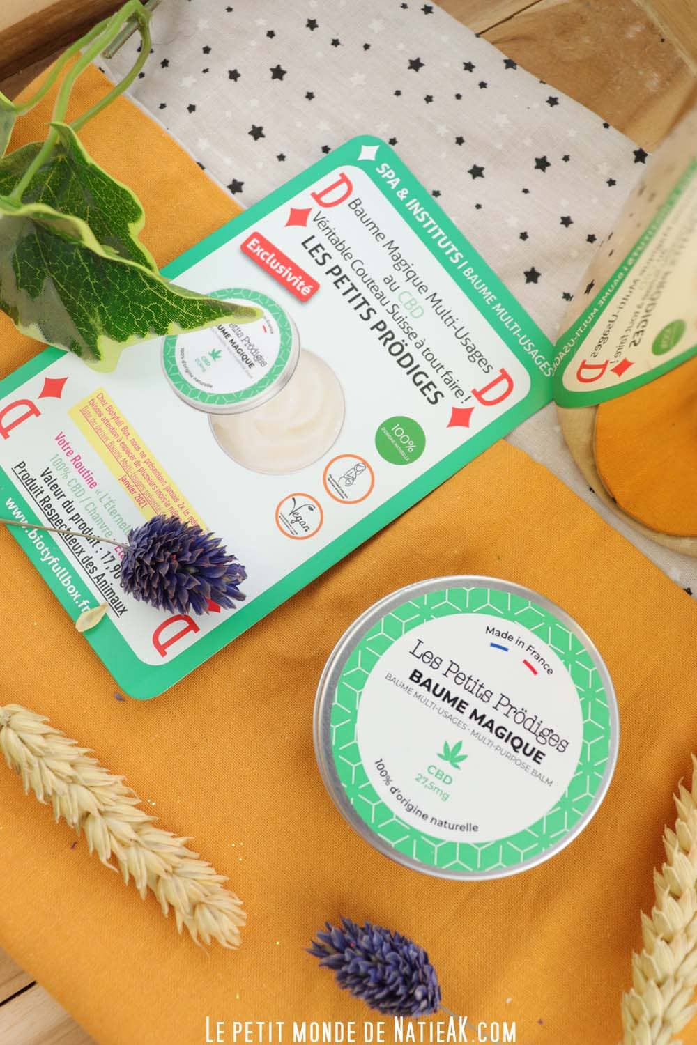 baume magique pour les peaux sèches CBD Les petits prödiges