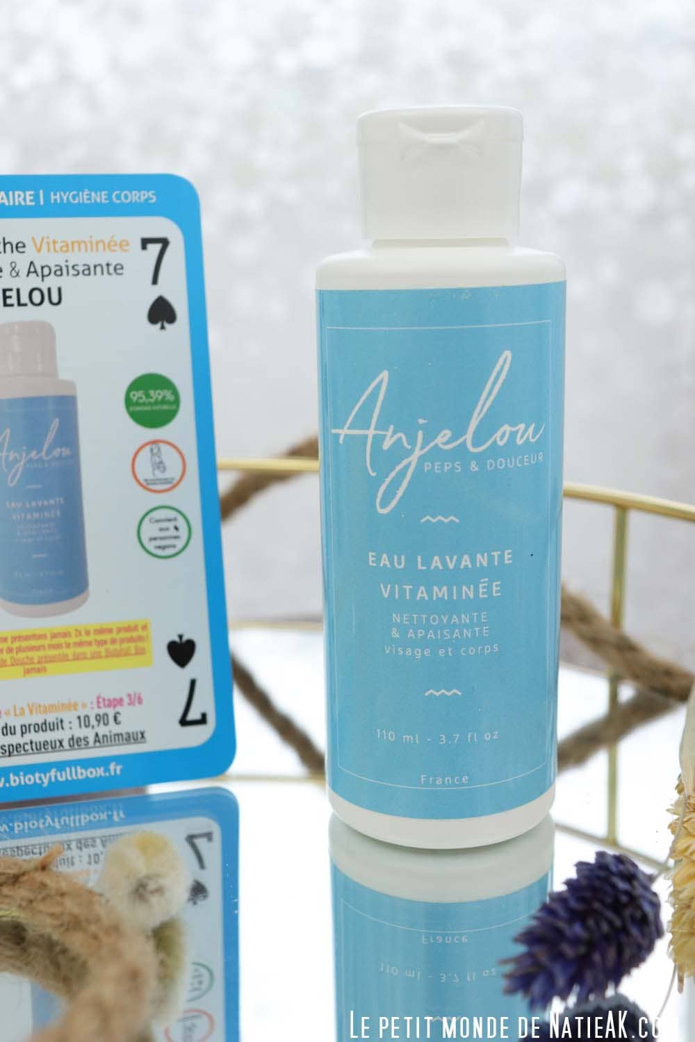 eau lavante visage et corps Anjelou