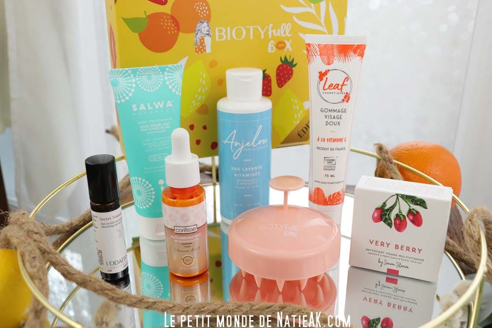 routine beauté vitaminée 2dition V.I.P Biotyfull box avril 2024