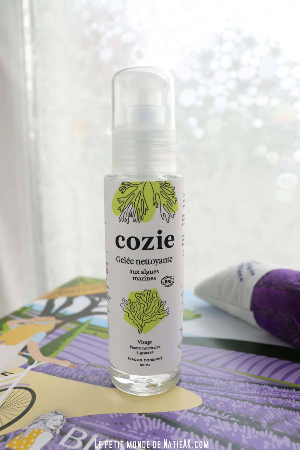 Biotyfull Box Juin 2024 nettoyant visage bio et naturel à la senteur raffraichissante pour l'été Cozie