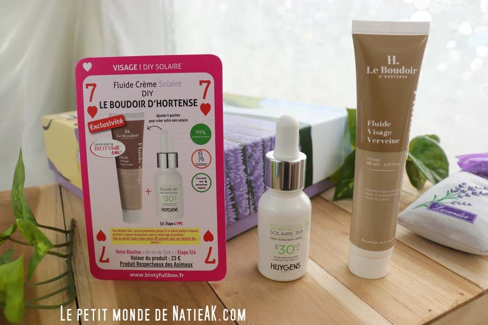 routine visage bio sérum et fluide vegan et naturelle