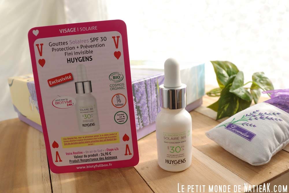 La protection solaire 365 bio Huygens