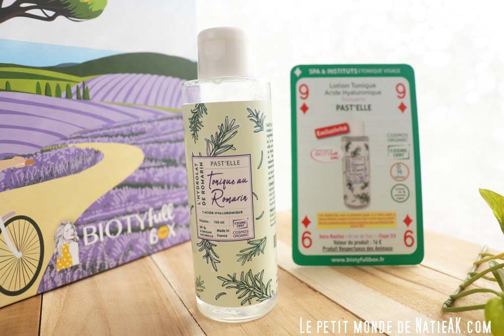 lotion Tonique au romarin hydrolat au romarin bioPast'elle