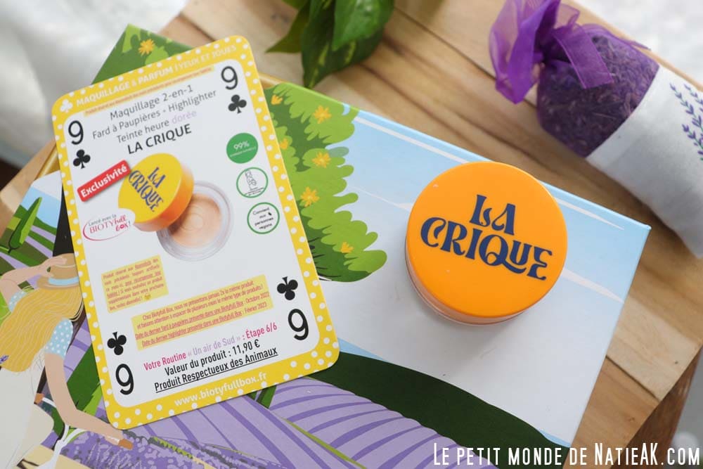 La crique fard à paupières et illuminateur