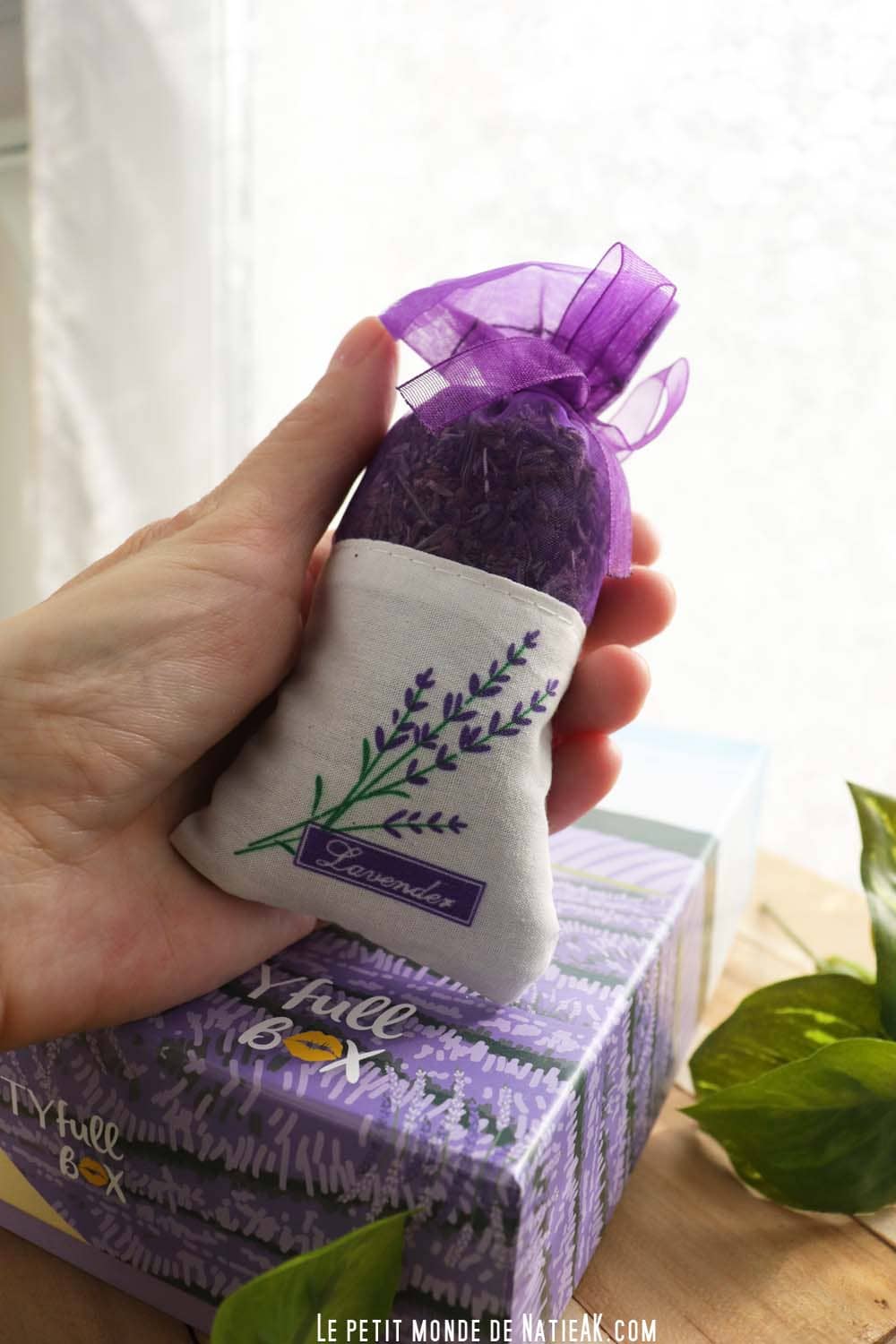 Biotyfull Box Juin 2024 sachet de lavande contre les moustiques